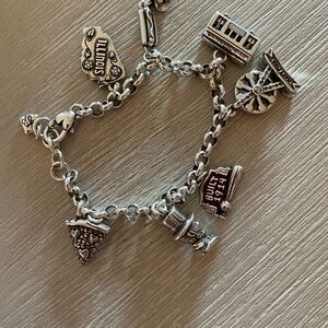 Brighton Illinois Charm Bracelet
